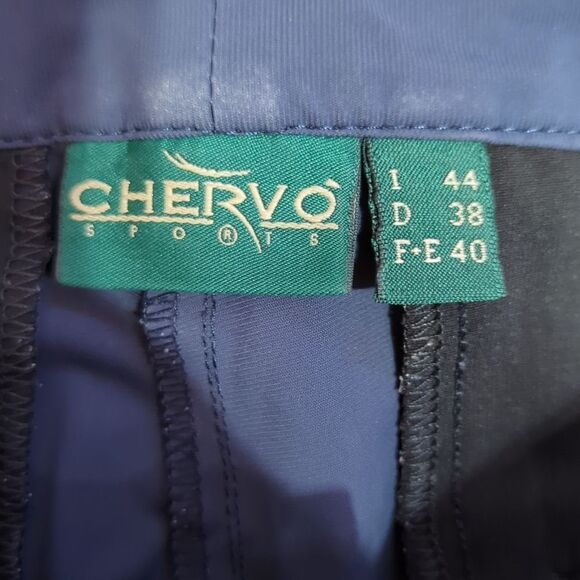Chervo 4 way stretch golf pant in navy blue low rise sz 8 US - Picture 4 of 14